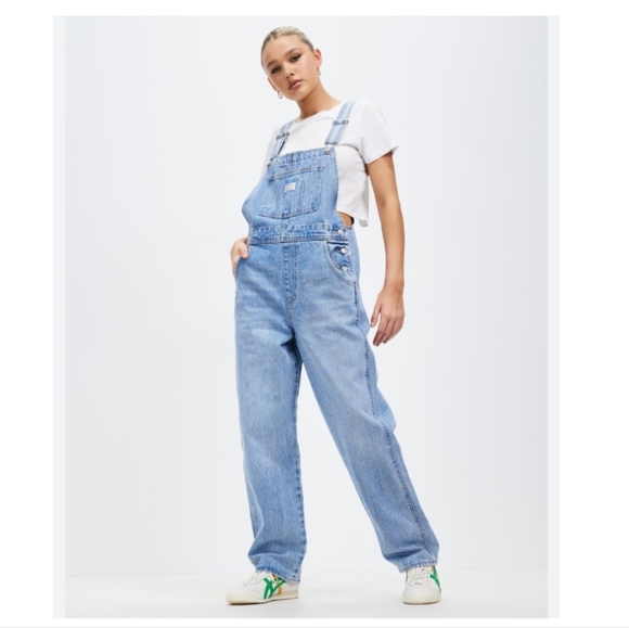 Levis Vintage Denim Overalls - Picture 1 of 8